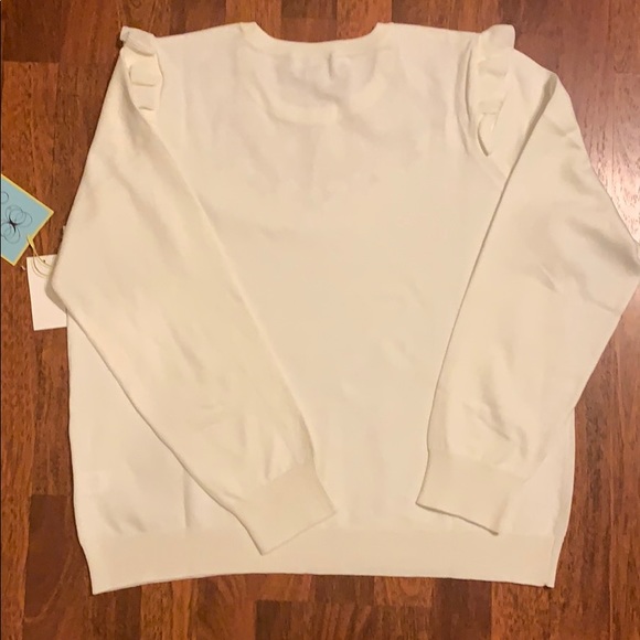CeCe of Nordstrom Women’s Off White Sweater size XL - Picture 4 of 6